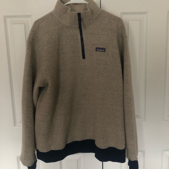 patagonia men's woolyester fleece pullover